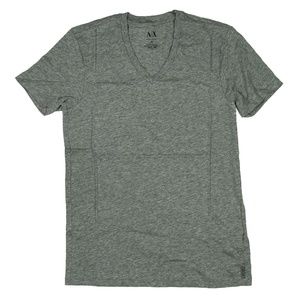 Armani Exchange Pima V-Neck Tee, Grey